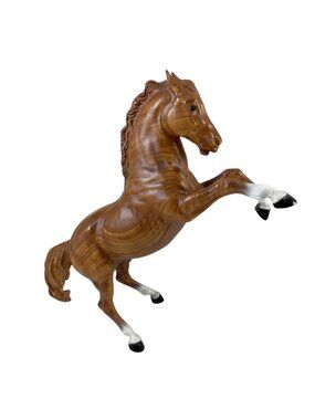 Breyer Model 931 Horse King the Fighting Stallion Woodgrain Vintage 1960s